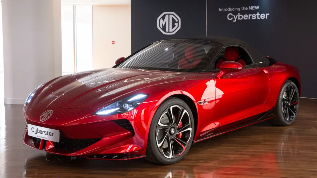 MG Cyberster India Debut – A Game-Changing Electric Sports Car