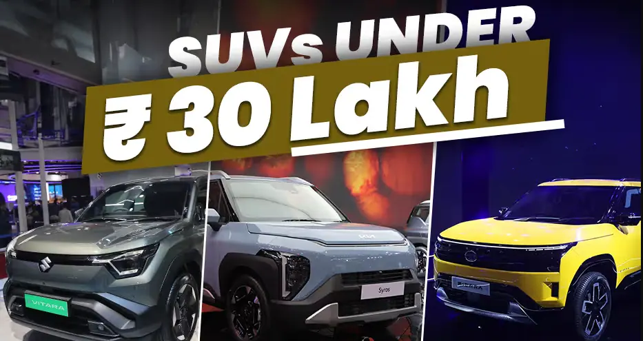 10 SUVs Under Rs 30 Lakh Showcased at the 2025 Auto Expo