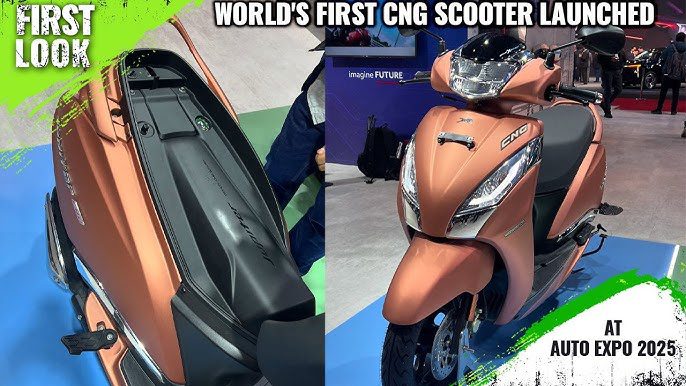 TVS Jupiter CNG – The First CNG Scooter with 226 KM range